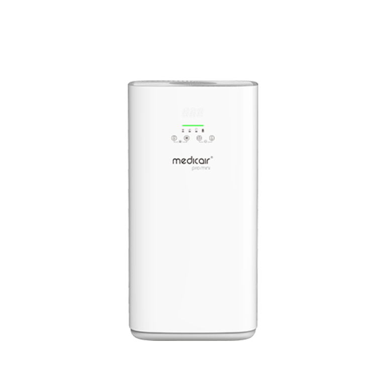 MedicAir Pro Mini compact air purifier with H14 HEPA and UV-C